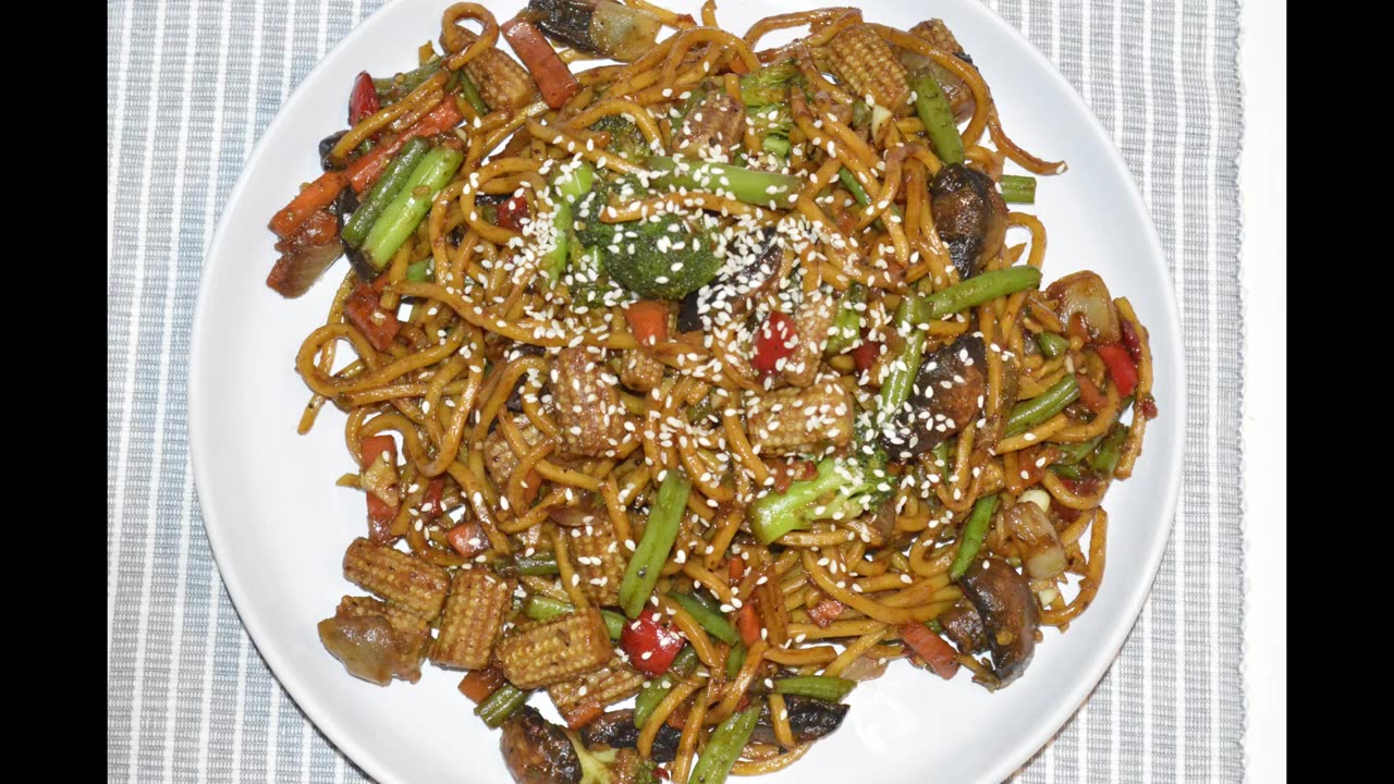 Stir fry noodle with Veggies