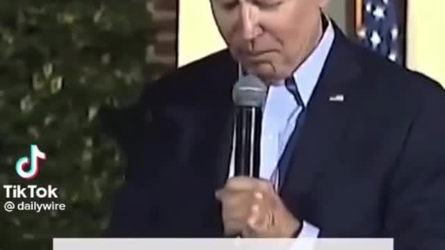 BIDEN ALMOST EATS SH*T 🤣 His Response..."It's Black"