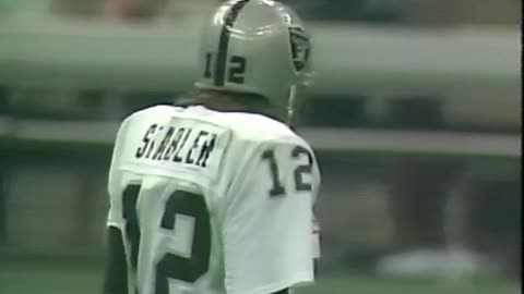 Oakland Raiders QB Ken Stabler on Monday Night Football