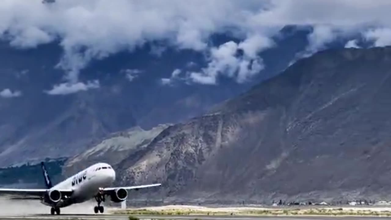 Skardu airport gilgit baltistan 4k HDR amazing view 2023