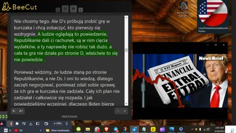 X22 RAPORT🔴3079a — Banki potrzebują wypłat gotówki, Trump , zapewnia rozwiązania