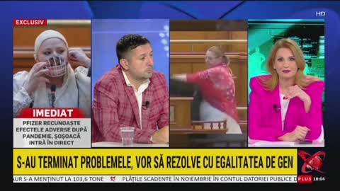 Nelle TV romene, si parla degli effetti avversi PFIZER resi pubblici dalla stessa