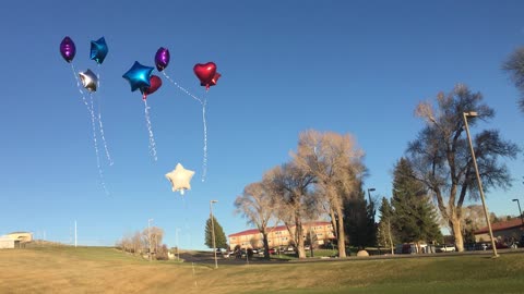 Beautiful balloons celebration it's amazing