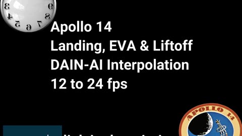 Apollo 14 In 24 fps: Landing Moonwalk & Liftoff