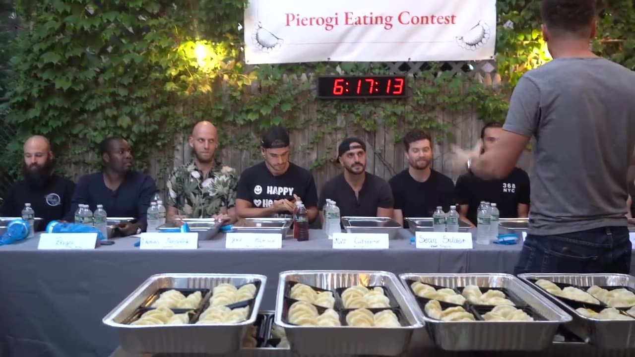 $500 PIEROGI EATING CONTEST IN BROOKLYN NEW YORK CITY | Authentic Polish Perogies