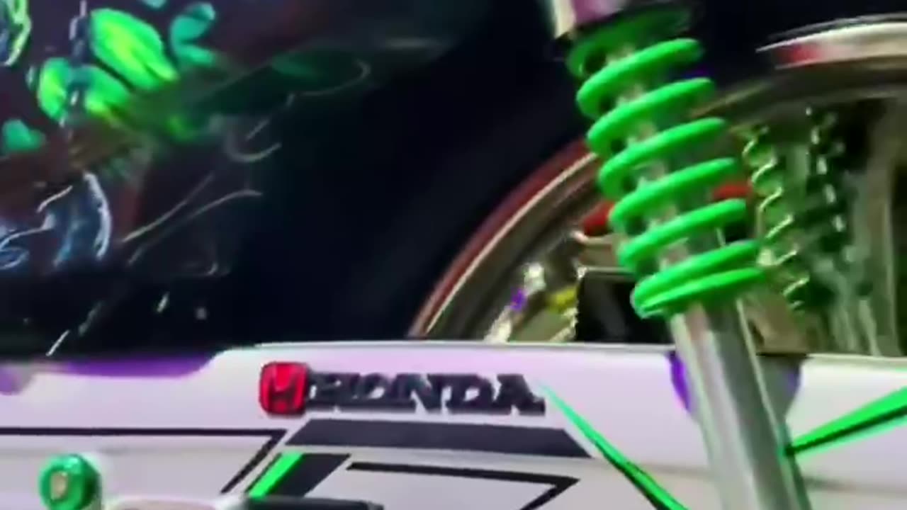 CG Honda 125 black clr modified designe