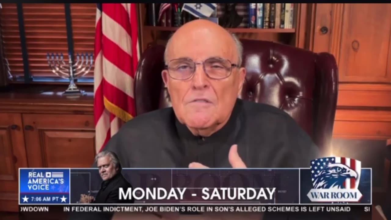 Rudy Giuliani part one- The Laptop has it all- Barr knew Wray Knew They all knew!