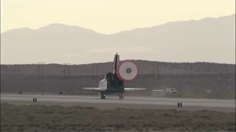 This is how the Space Shuttle landed after being in Space