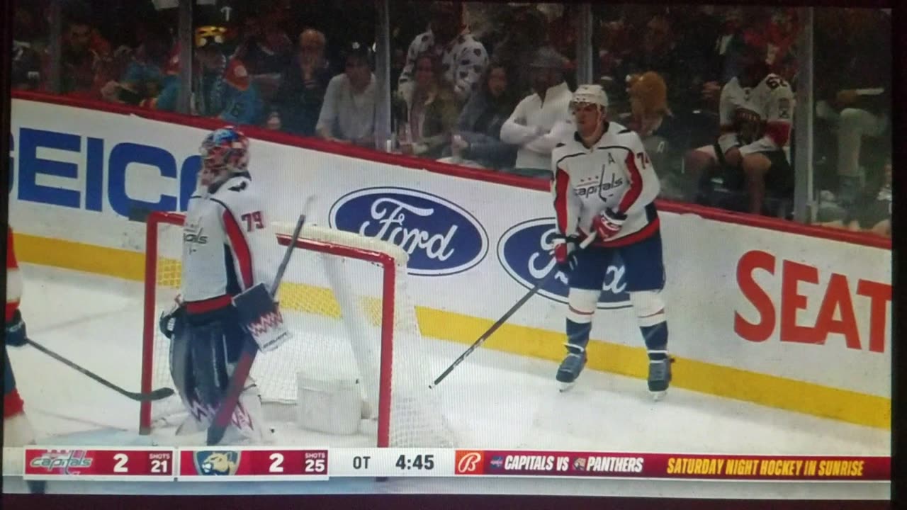 WSH vs FLA - Panthers Win in OT 3-2