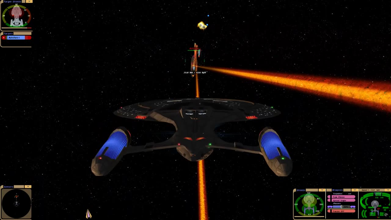 U.S.S. Victory vs. U.S.S. Achilles