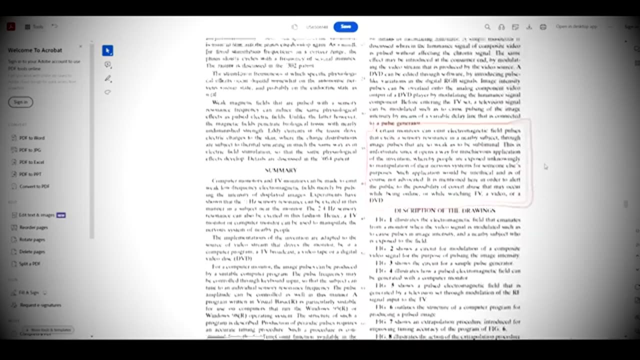 US Patent for mind control