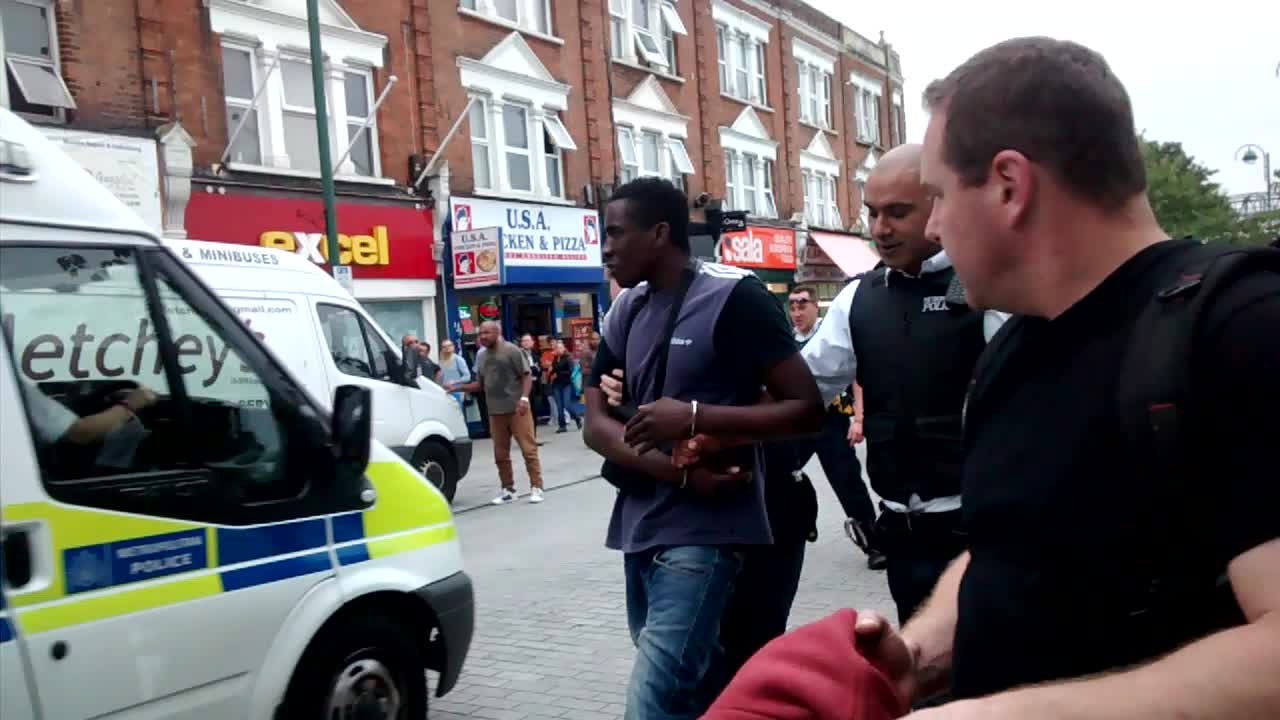 London Police in action