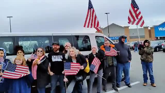 Nashville Tennessee 2.12.2022 Convoy to Save America.com Begins w Pennie Fay Telegram to Buffalo NY