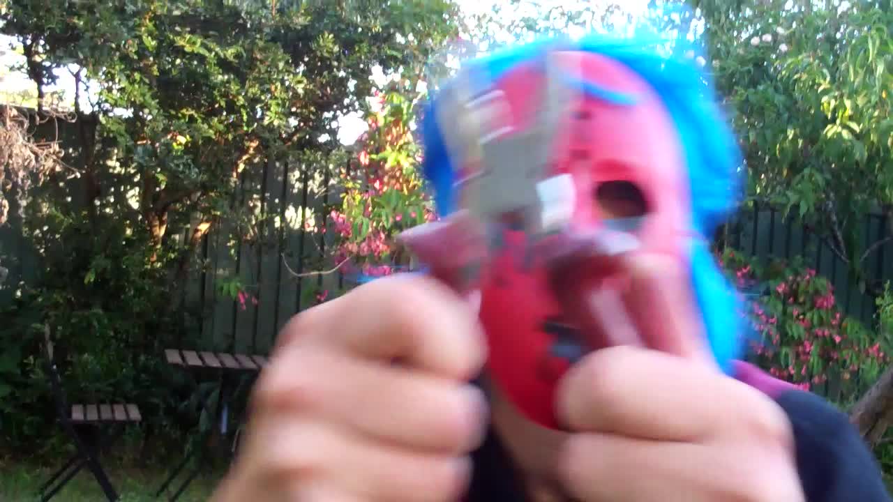 Don't interrupt Psychopath wile working on chicken wire.