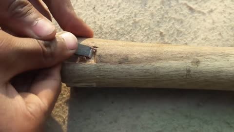 Antique WAR AXE - Impossible Restoration --- AF invention