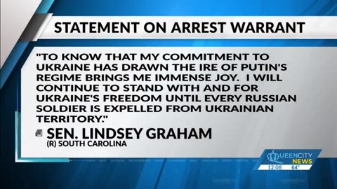 Russia issues arrest warrant for Lindsey Graham over Ukraine comments