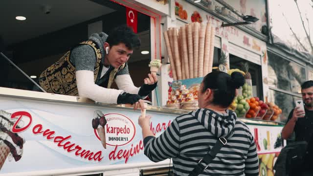 Turkish ice cream