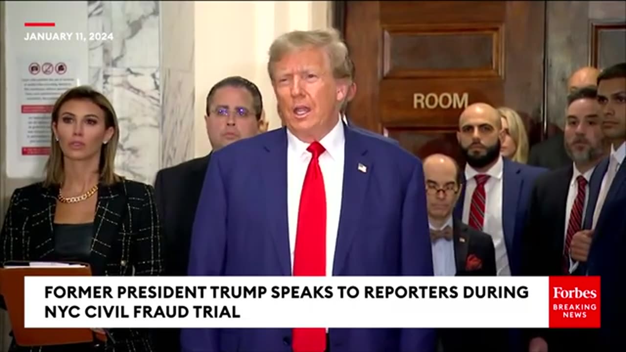 Brakinge news trump saya ag letia james should