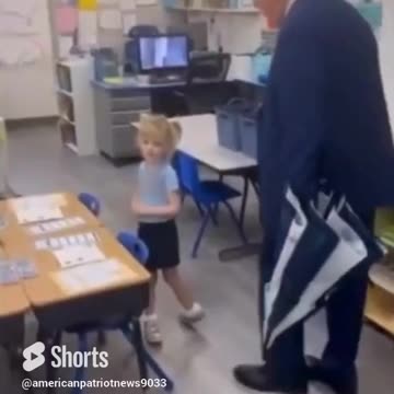 President Trump attends his granddaughter’s school for Grandparents’ Day