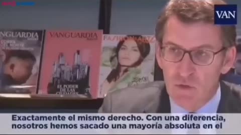 Infovlogger le hace campaña a Feijoo