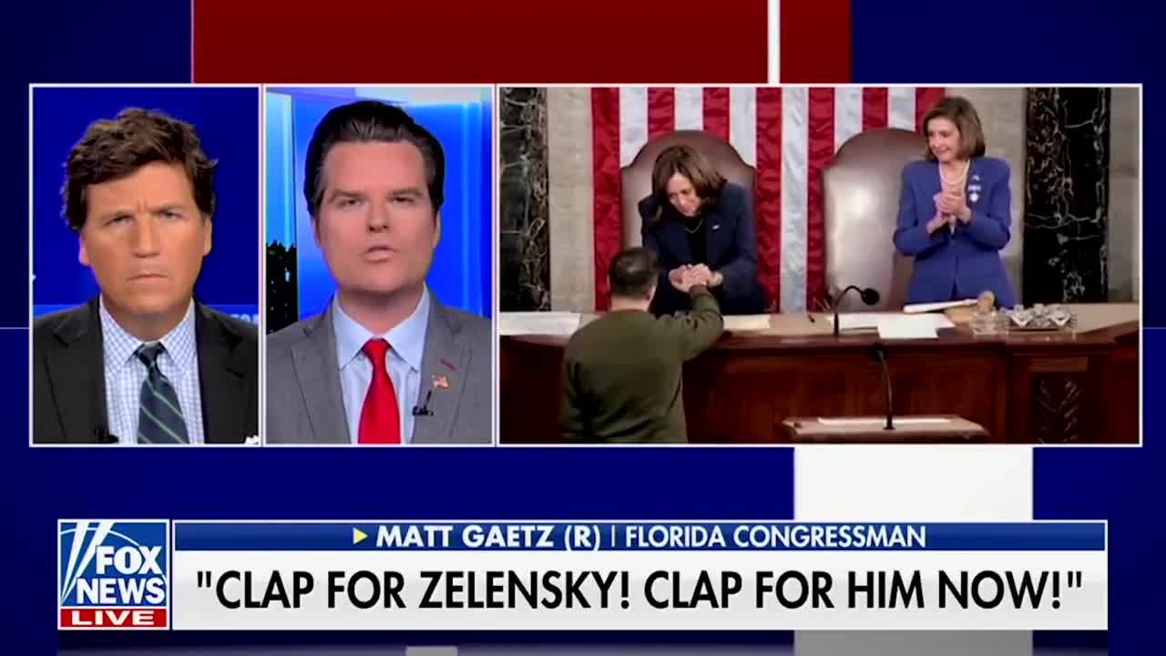 Matt Gaetz Doubles Down on his Refusal To Applaud Zelensky