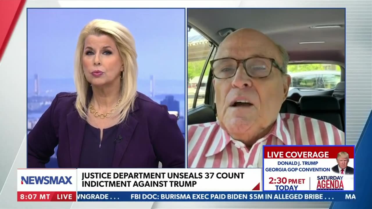 Rudy Giuliani DROPS A BURISMA BOMB on Newsmax