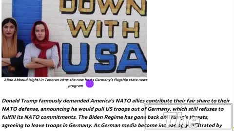 Top German News Anchor Hates America