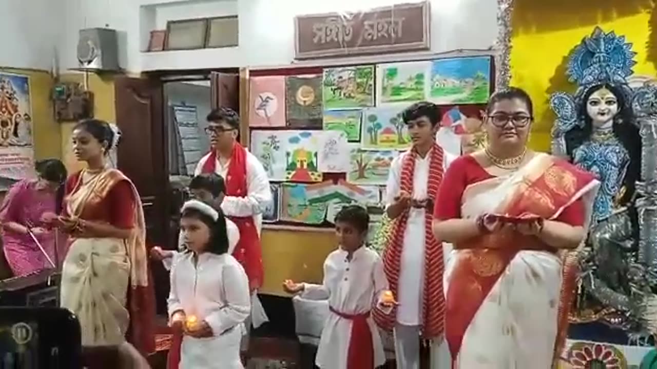 Dance on Hey Nutan Song/ On Occasion Of Rabindranath Birthday