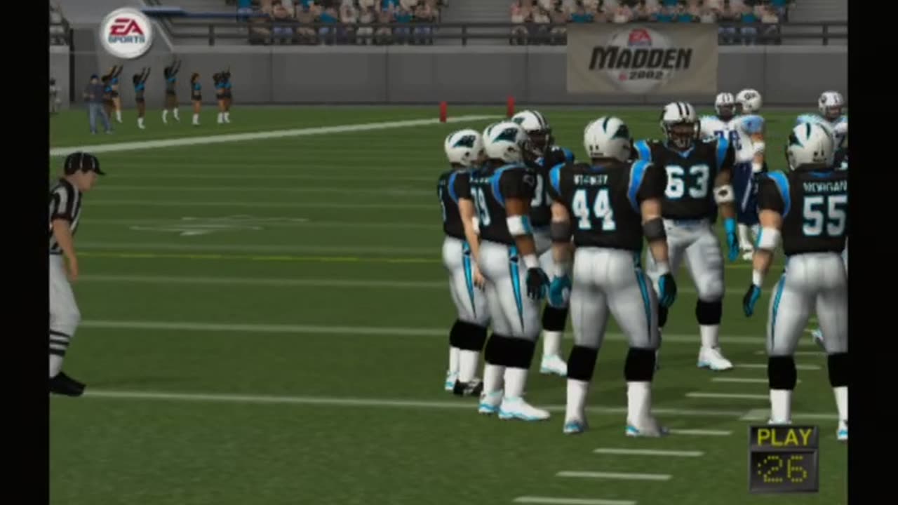 Madden 2002 (GC) Titans vs Panthers Part1