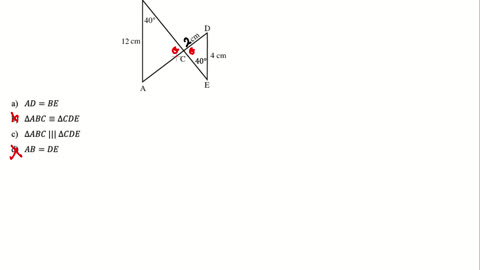 5 minute maths - Similar Triangles example 1