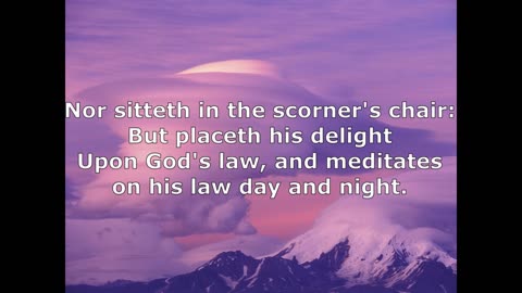 Psalm 1: Tune St. Peter from 1650 Scottish Metrical Psalter