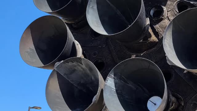 Falcon 9 Space X rocket at Space Center Houston