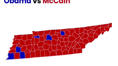 Tennessee's 20-Year County Level Presidential Election Shifts: Unpacking Trump's Impact in 20 Seconds