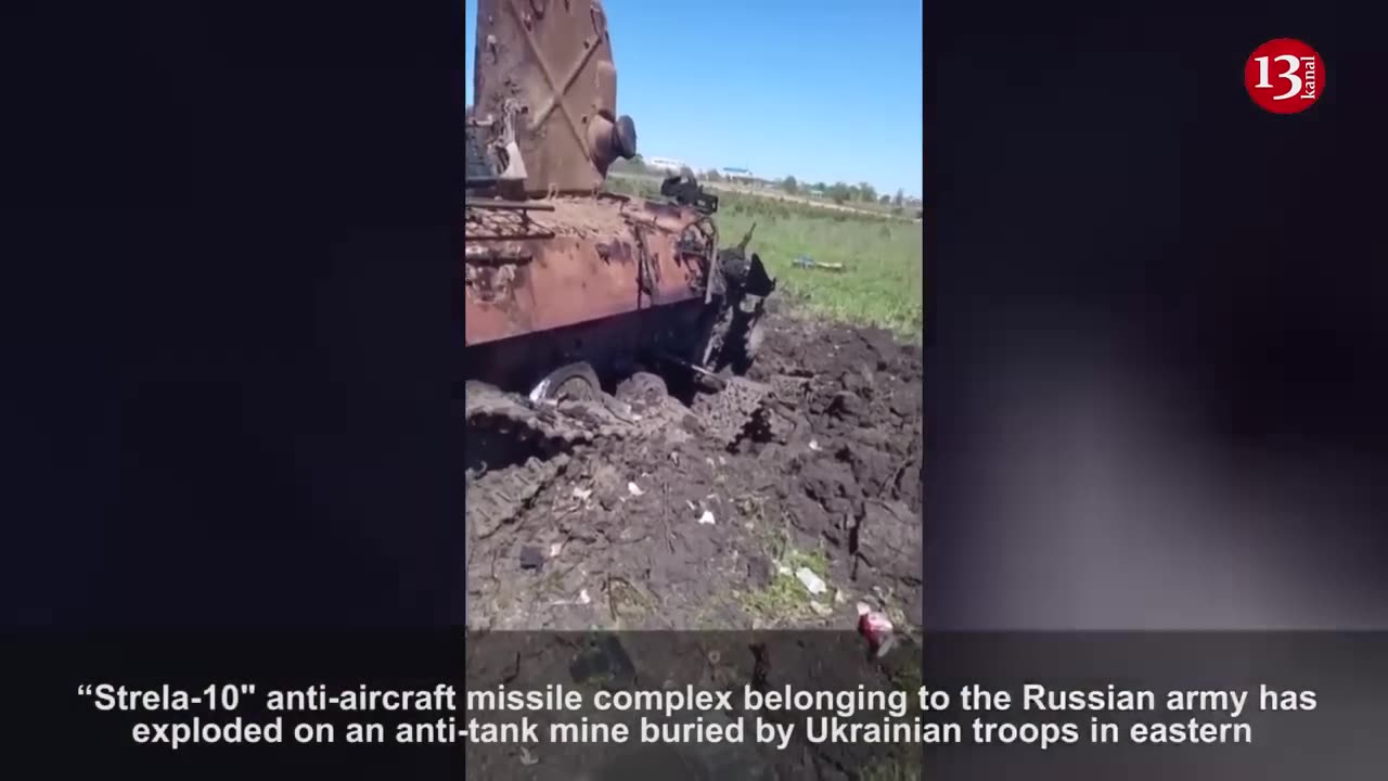 “Hit by a mine twice"- Condition of Russian anti-aircraft missile complex that was hit by a mine