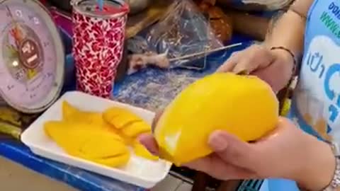 Amazing Mango Cutting Skills _ Thai Street Food _15วัน15Shorts-FKObx07VR1Q