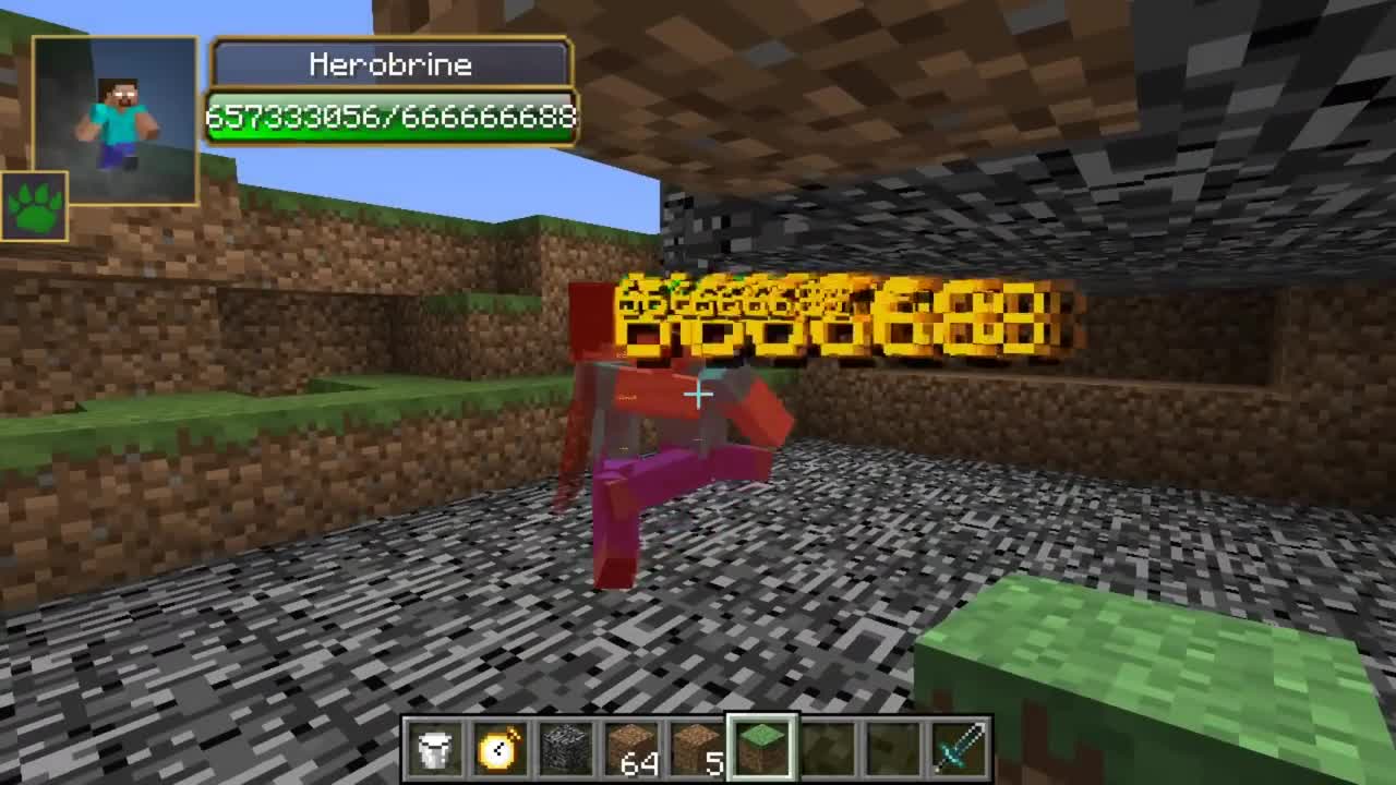 Herobrine vs all Herobrine and Creepypasta mobs in minecraft part 51