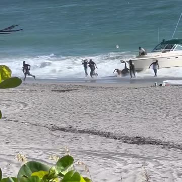 Video Shows Illegals Landing in Jupiter Florida