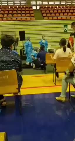 Immediate vaccine reaction!