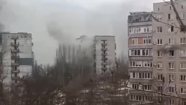 Azov battalion ATGM and Sniper positions hidden in civilian apartment buildings destroyed