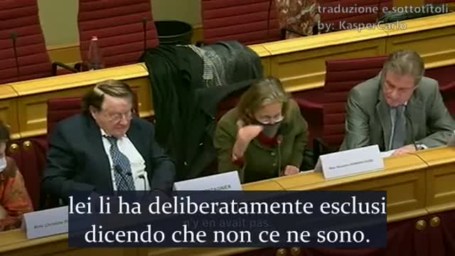 Intervento di Alexandra Henrion Caude (genetista molecolare esperta di mRNA)