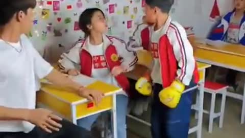 Chinese Students funny classroom video 😄😄 #shorts