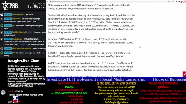 2022-12-27 17:00 EST - Freedom Rings: with Pamphlet Anon