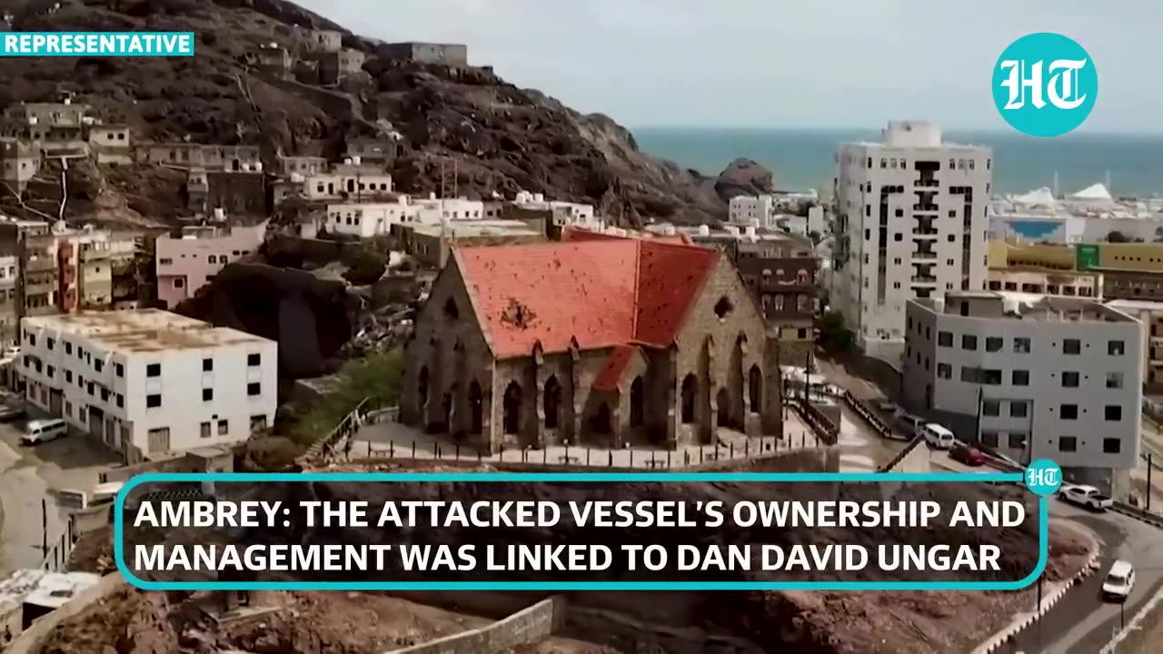 Rocket Attack On Israel-linked Ship In Red Sea Area Amid War In Gaza, Report | Watch