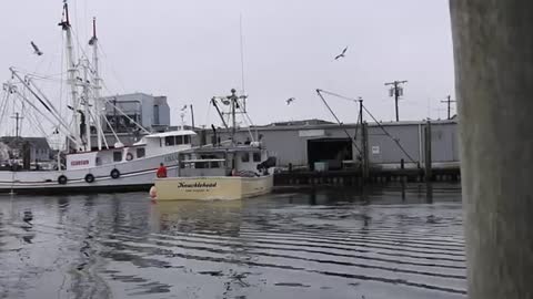 Pt Pleasant Harbor (part 2) (FV Knucklehead coming in)