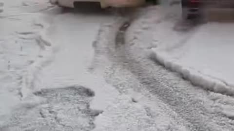 Snow in Saudi Arabia