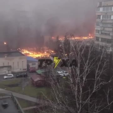 🇬🇧🇬🇧🇬🇧 Helicopter crashed in Brovary, Kyiv region, Ukrainian media