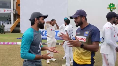 Spirit of Cricket 🤝 | Pakistan and Sri Lanka players interact after the match | PCB | MA2L