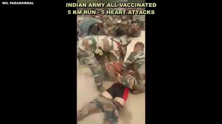 Indian Army- 5 Vaccinated Soldiers Have Heart attack In 5Km run