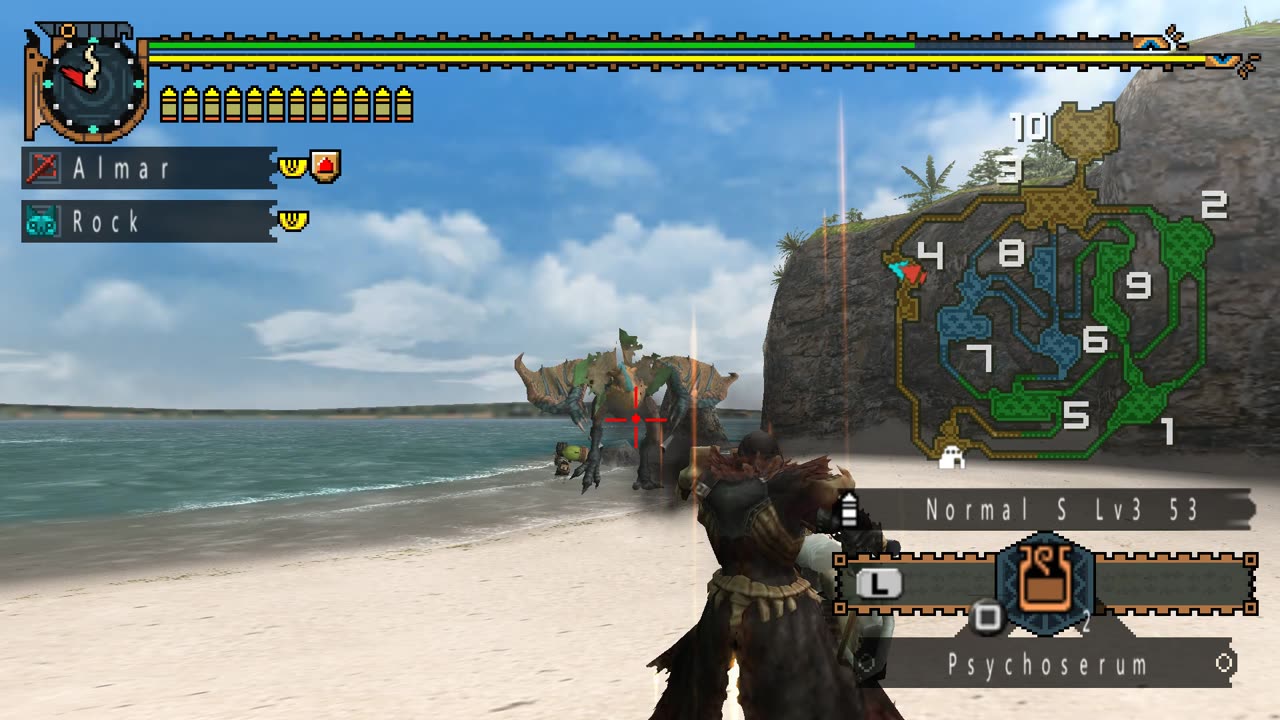 Monster Hunter Freedom Unite - Blue Menace of the Jungle (Guild 3*) Quest Walkthrough