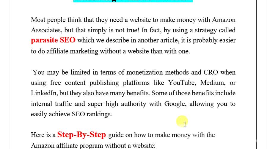 how to make money with amazon affliate marketing